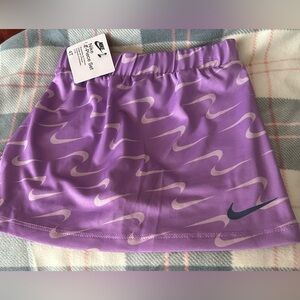 Nike Toddler Girl’s Skort 4T NEW Purple Swoosh Logo